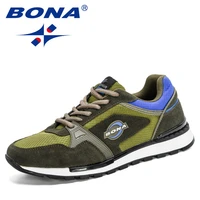 bona 2021 new designers causal shoes men mesh light shoes sneakers flats breathable outdoors sapato mansculino leisure footwear