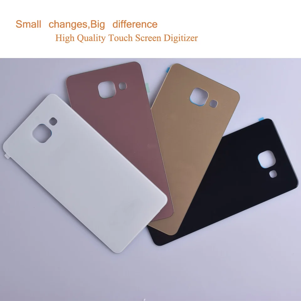 10 шт./лот для Samsung Galaxy A5 A510 A510F A5100 корпус крышка батареи задняя крышка чехол задняя дверь шасси A5 оболочка