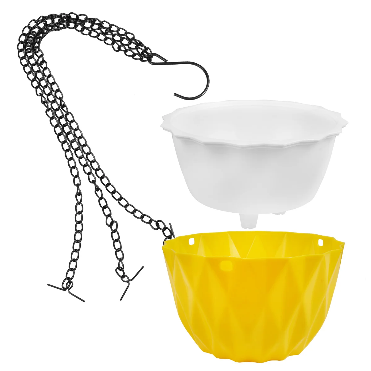 

1pc Exquisite Bowl Flower Pot Useful Hanging Flower Pot for Indoor and Outdoor