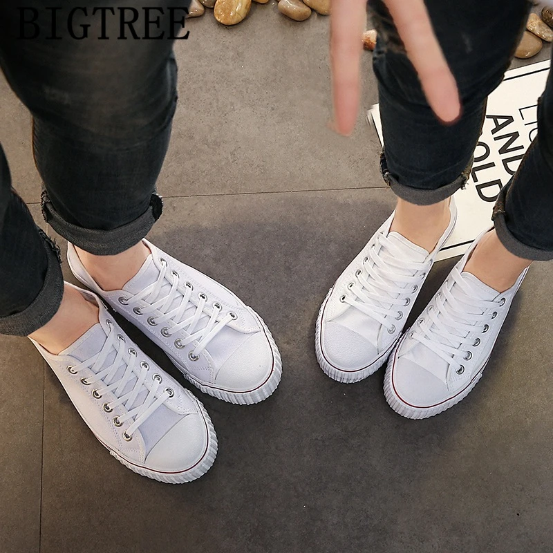 Белые парусиновые туфли обувь унисекс Повседневная для женщин Женские кроссовки