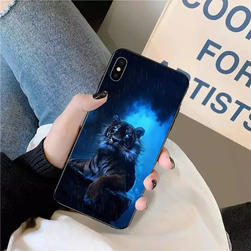 

Ferocious tiger fashion cool Phone Case for iPhone 11 12 pro XS MAX 8 7 6 6S Plus X 5S SE 2020 XR mini