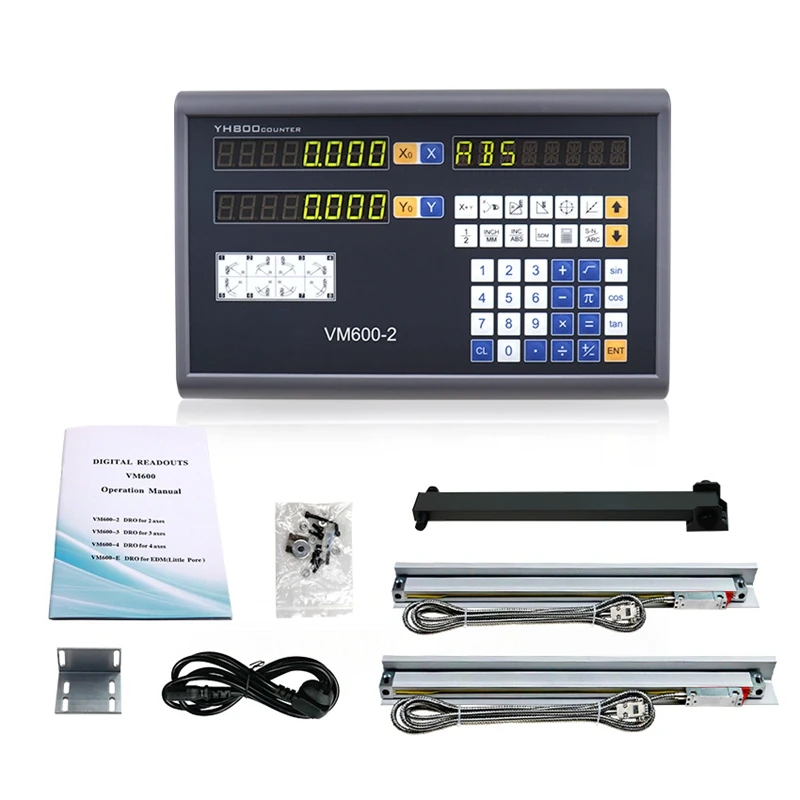 Полный станок 2 оси цифровой индикации Dro набор/комплект и шт 5U линейные