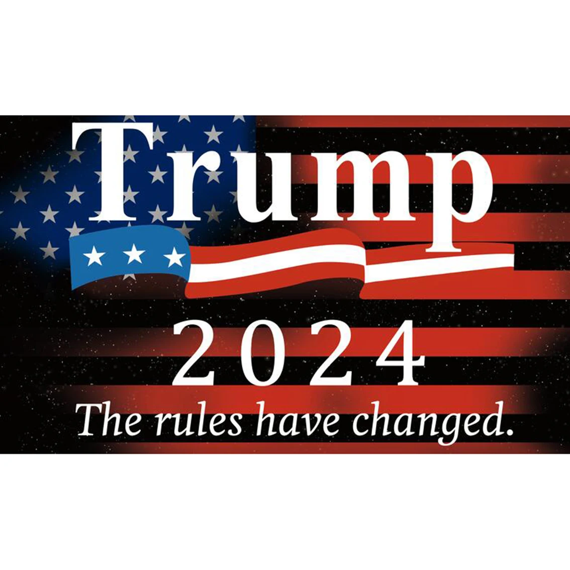 

Trump 2024 Flag The Rules Have Changed Banner 90x150CM Polyester, Decoration Parade Free Shipping