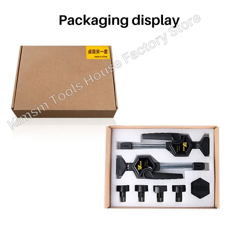 

2PCS Desktop Clamps For Woodworking Djustable Frame Fixed Benches Uxiliary Tool Clamping Tools Quick Release Clip For Tabletop