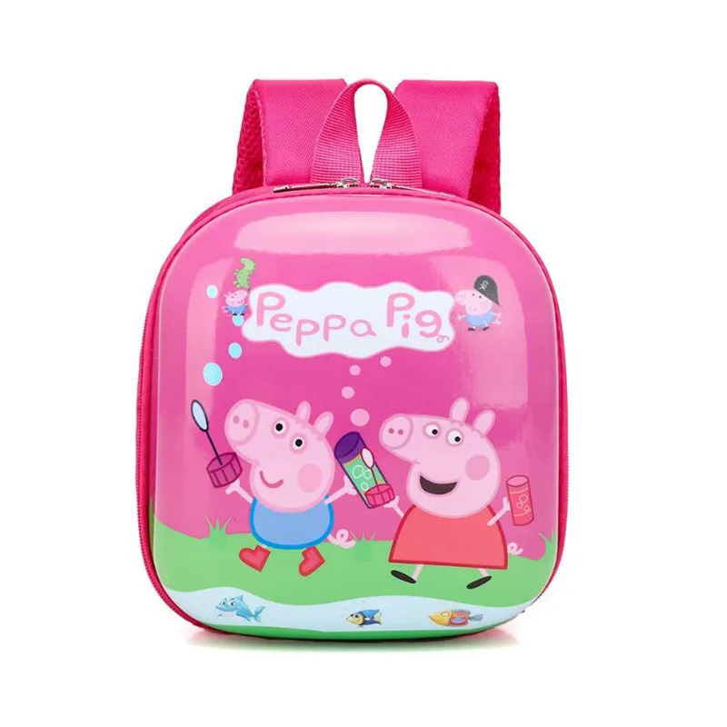 Оригинальный мультяшный Рюкзак Peppa Pig для детского сада школьная сумка в виде | Игровые фигурки и трансформеры -4000159762688