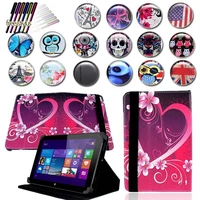 kkll for lenovo tab 4 10 10 plus pu leather smart tablet stand folio cover case free stylus