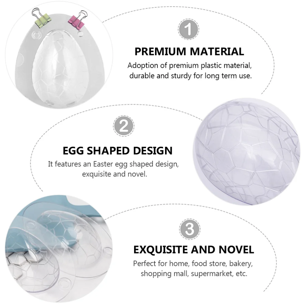 

DIY Eggs Chocolate Mold Kitchen Baking Tools Kitchen Baking Accessory