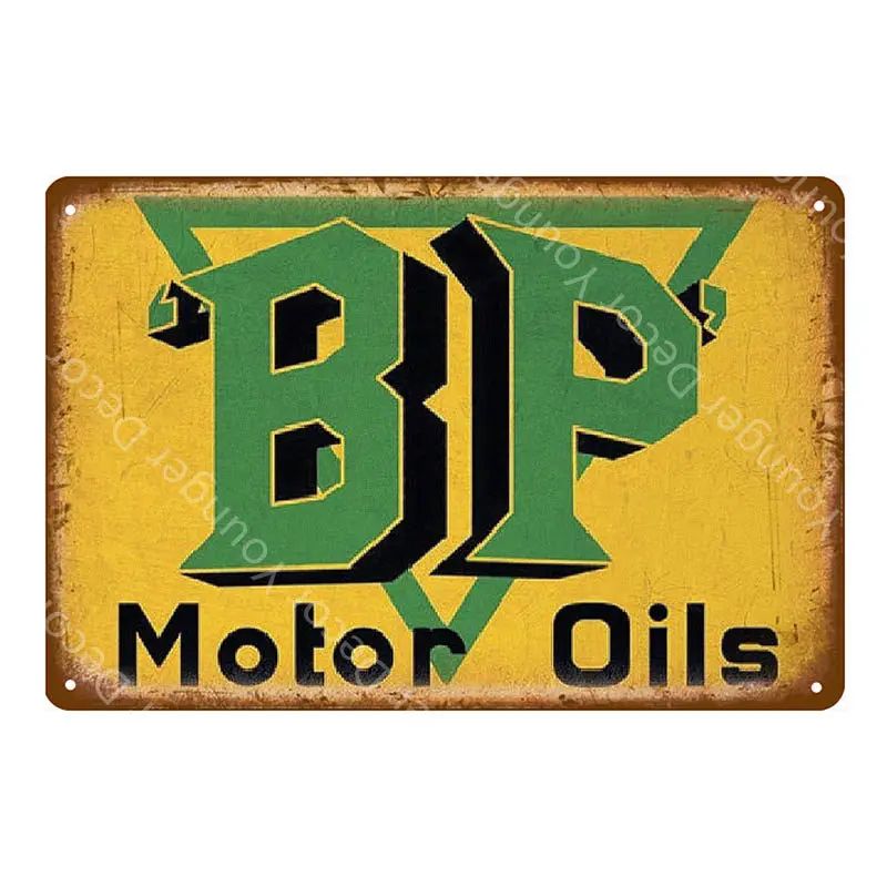 YD4433H Ретро Винтаж гараж домашний декор Mobil Texaco Чемпион газовое масло NGK BP наклейки декор железо Ретро Олово металлические знаки бляшки YH018 - Цвет: YD4433H
