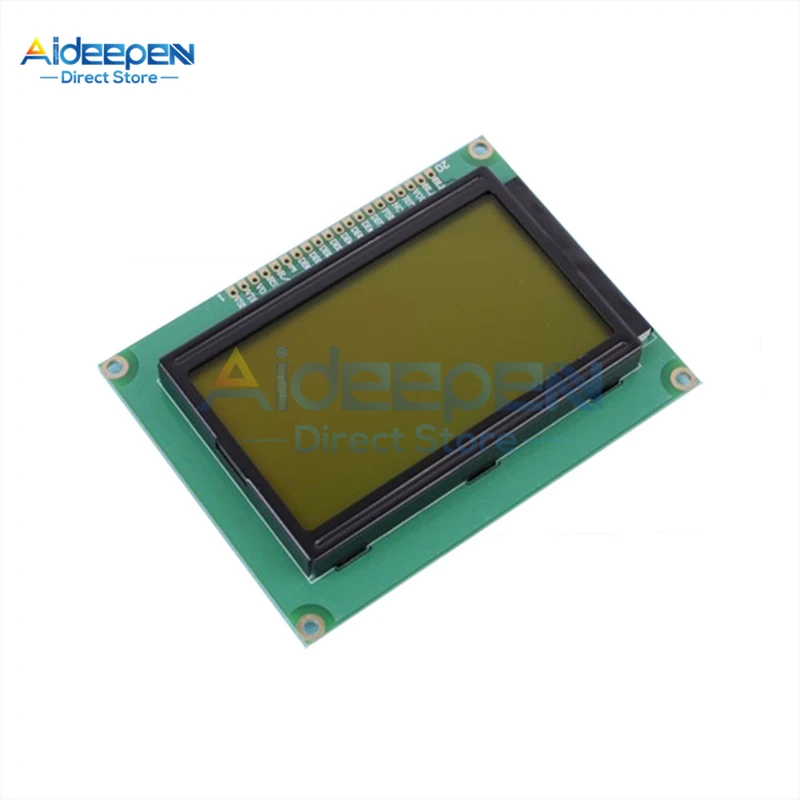 Модуль ЖК-дисплея с подсветкой ST7920 IIC I2C SPI для 3D принтера Arduino Raspberry Pi STM32 5 в