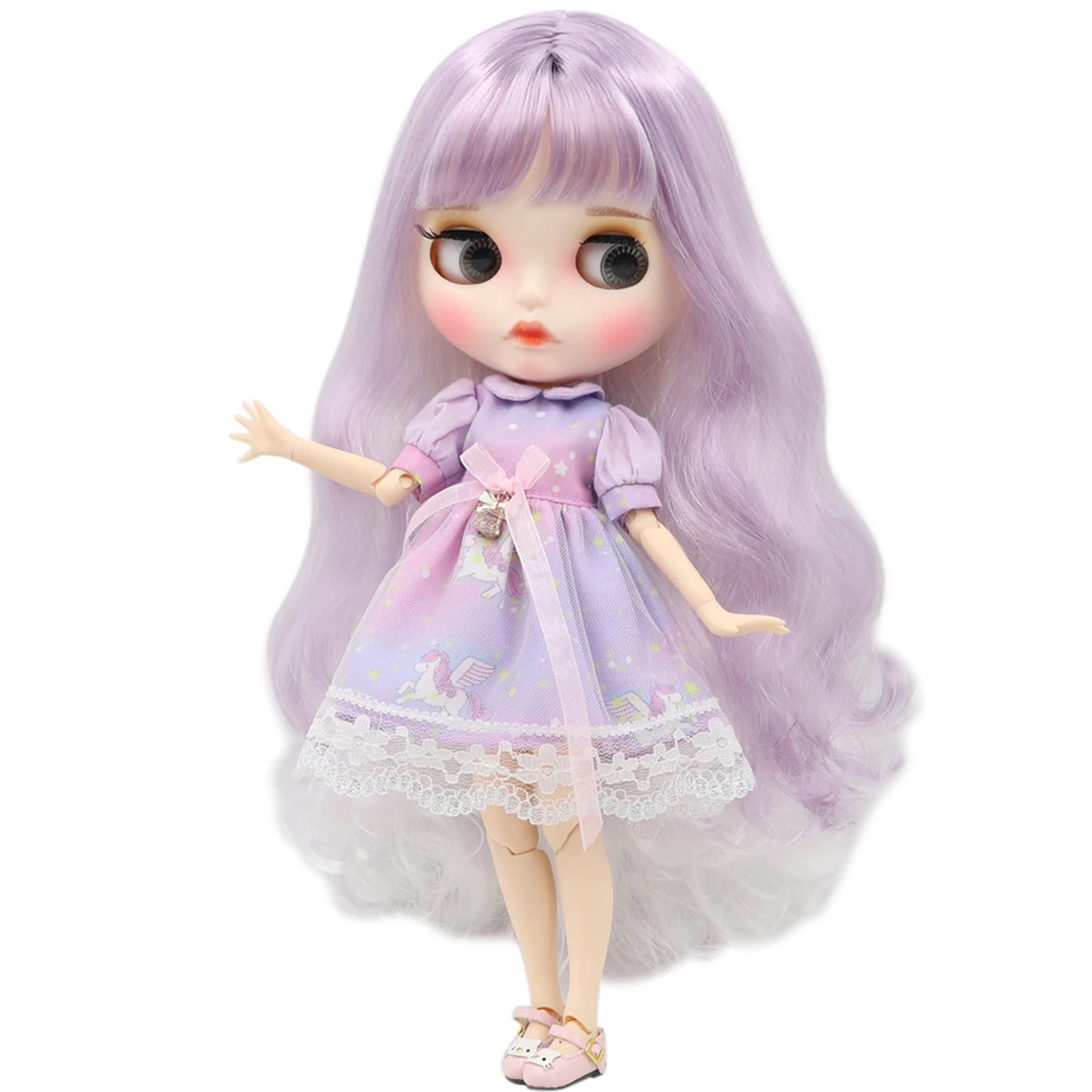 Ледяной DBS Blyth кукольные 1/6 bjd из белой кожи шарнирное тело фантазия смесь белого и