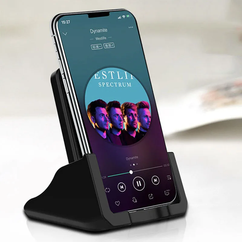 10W Wireless Charger Qi Quick Phone Desk Stand with USB Cable Without AC Adapter Fast charging for samusng huawei iphone | Мобильные