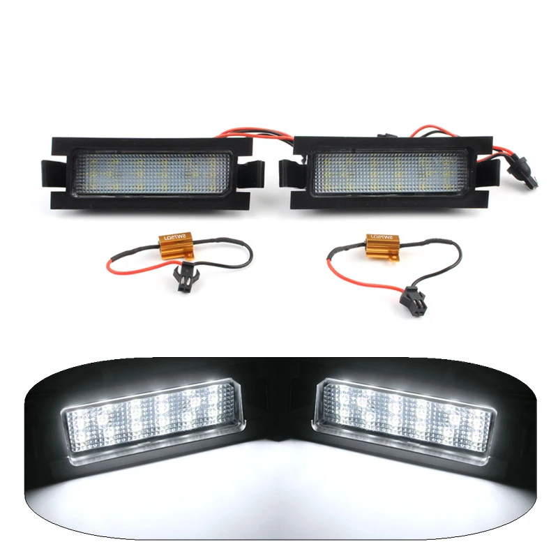 

Pair No Error 18 LED Number License Plate Lights Lamps For Hyundai I30 CW GD 5D Hatchback Wagon Accent Elantra GT Kia Pro Ceed 2