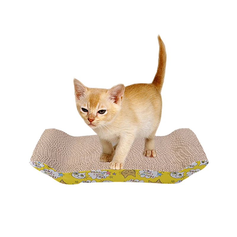 Кошка царапина доска гнездо гофрированная бумажная Подушка кошки шлифовальная