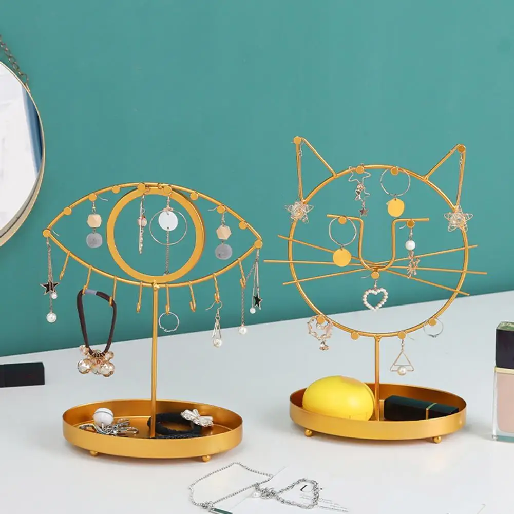 

Демонстрационный стеллаж для ювелирных изделий, многофункциональный декоративный зеркальный столик в современном стиле, подставка из ков...