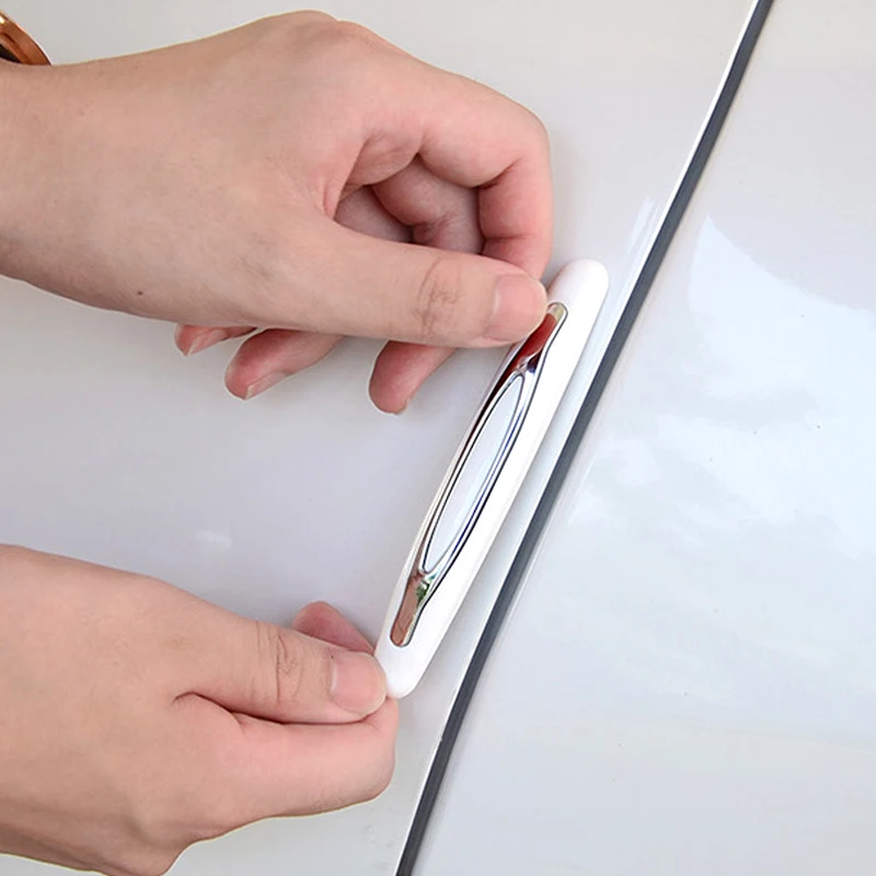 

Hot 4 Pcs Car Anti-collision Trim Strip Door Side Protector Guard Anti-Scratch Decoration X66