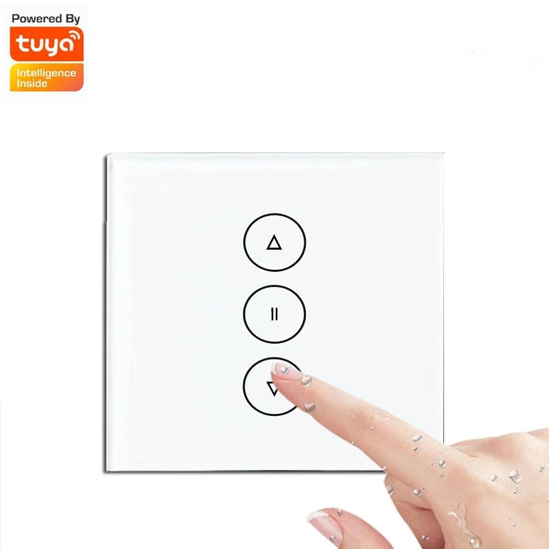 

Переключатель штор Tuya Smart, Wi-Fi, Bluetooth, для рулонных штор, Электрический трубчатый двигатель, Google Home, Alexa, умный дом