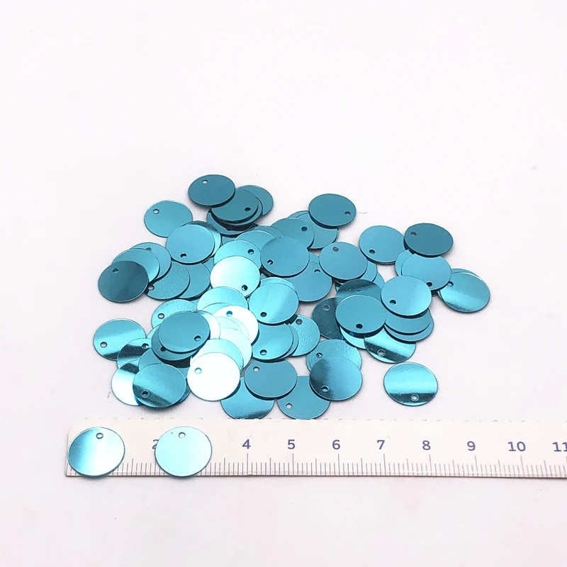10 г/лот 12 мм блестки плоские круглые лазерные ПВХ пайетки для шитья Свадебное