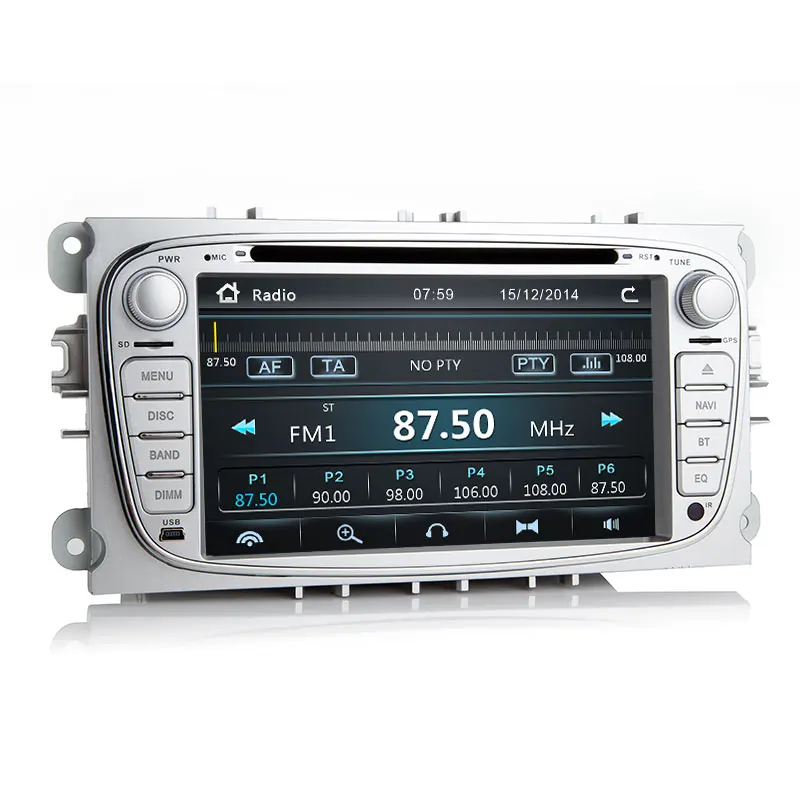 Автомобильный DVD-плеер 2Din для Ford Focus 2 Mondeo 4 C-Max S-Max Galaxy Kuga Transit Connect мультимедийная