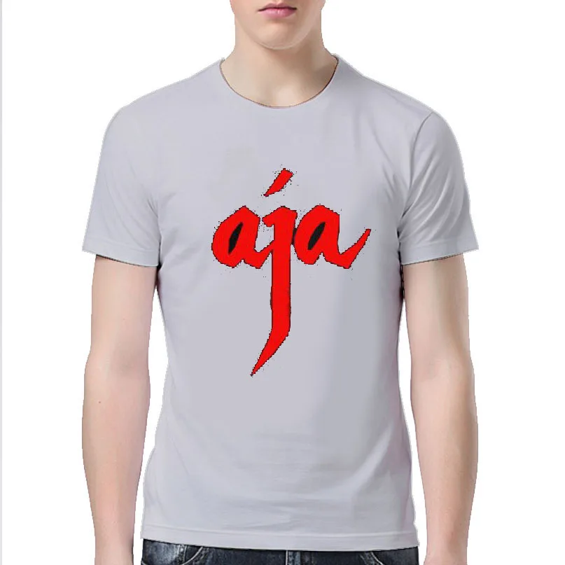 

Color aja series printing fashion summer men's and women's round neck T-shirt casual cotton short sleeve pattern T-shirt classic