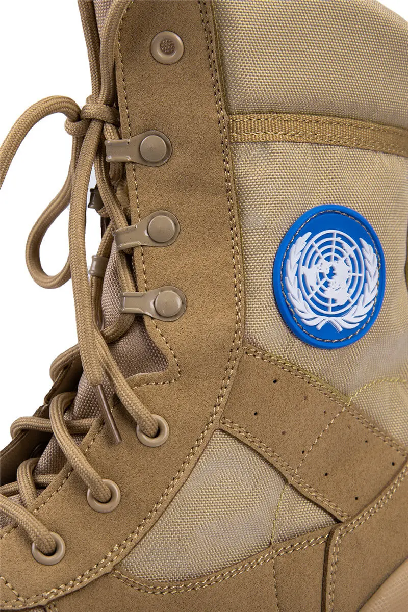 UN Peace Keep Force Military Desert Tactical Boot Men Hiking Shoes Army Genuine Leathe Breathable Hunting Climbing Work | Спорт и