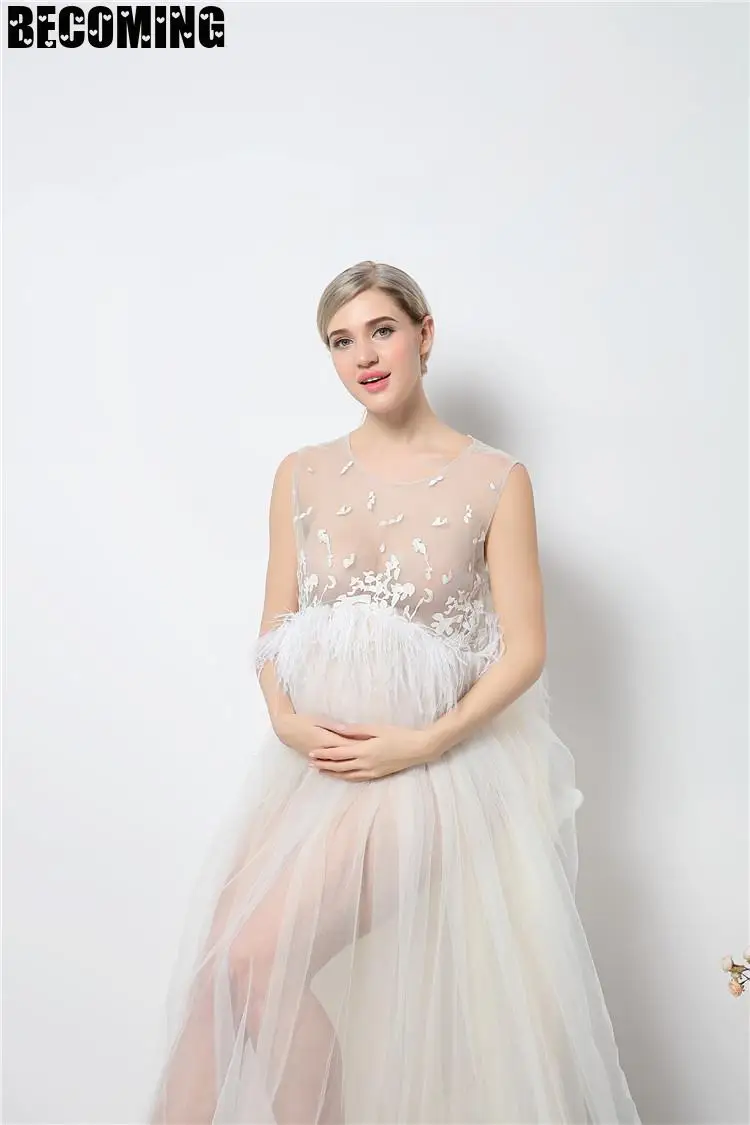 Платье для беременных фотосессии длинное платье Одежда женщин фотосъемки