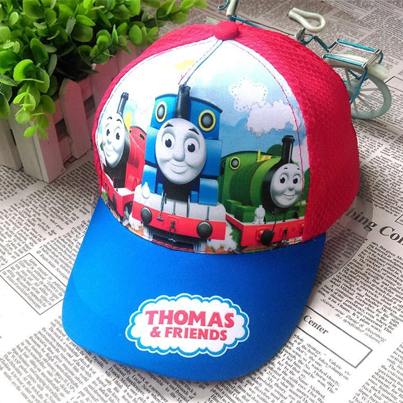 Кепки с мультяшными героями Thomas and Friends Детские регулируемые кепки для бейсбола