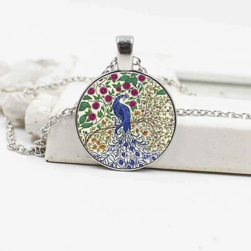 Горячая Мода Павлин Подвеска из хрустального стекла ожерелье Европа и США новые ювелирные изделия