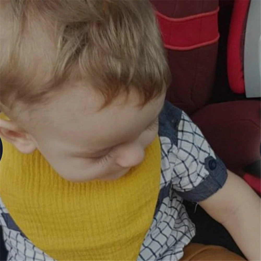 3 шт./лот детские нагрудники муслиновые хлопковые Слюнявчики для новорожденных