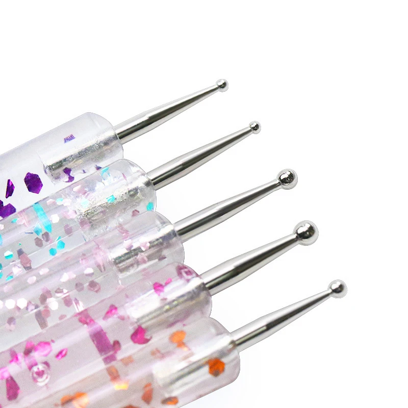 

5pcs Dotting Pen Painting Drawing Pick Up Nail Art Tools for for Glitter Rhinestones Sequins Acrylic French Nails Tips THIN889