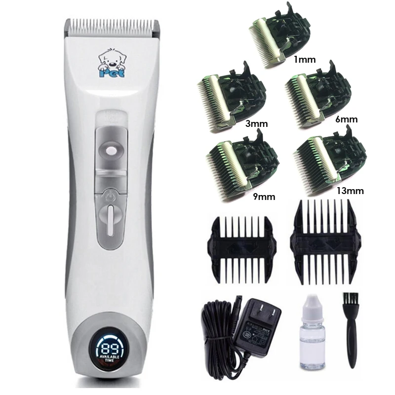 

CP9600 Clipper Dogs Professional LCD Screen Pet Cat Clippers Electrical Grooming Trimmer Rechargeable Haircut Machine Animals