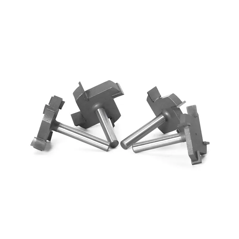 Деревообрабатывающий инструмент Т-образная фреза с хвостовиком 1/4 дюйма 6 мм 4