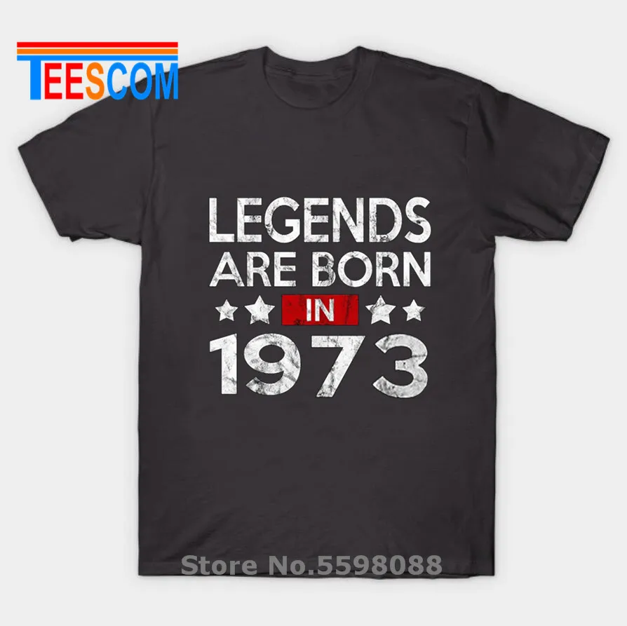 Винтажная Футболка Legends are born in Мужская Ретро футболка подарок на день отца