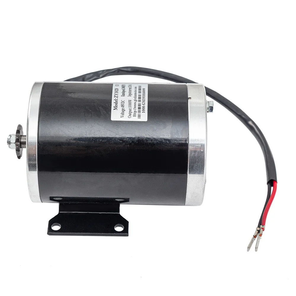 36V/48V 1000W Высокое Скорость щетки двигателя MY1020 для электрического