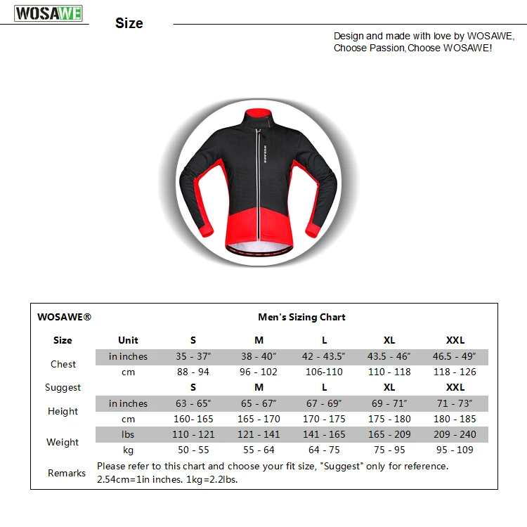 

WOSAWE Winter Thermal Fleece Cycling Jackets Men's PU Leather MTB Comfortable Fabric Maillot Ciclismo Waterproof Windbreaker