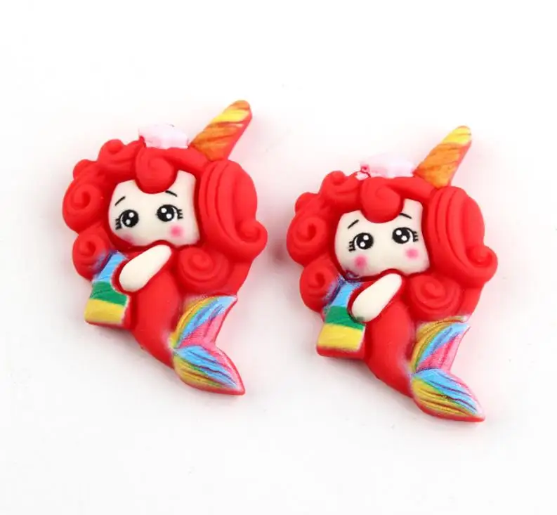 

kawaii cartoon princess unicorn Resin Flat back Cabochon scrapbook Art Supply Decoration Charm diy Crafts , wholesale