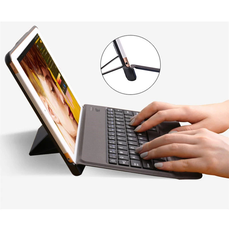 Bluetooth 3 0 беспроводной Чехол для клавиатуры iPad защитный чехол Съемная клавиатура