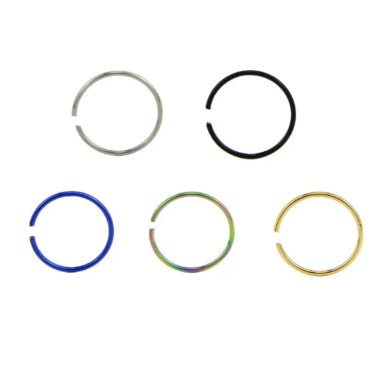 22 шт. носовой набор для пирсинга профессиональное кольцо носа из нержавеющей