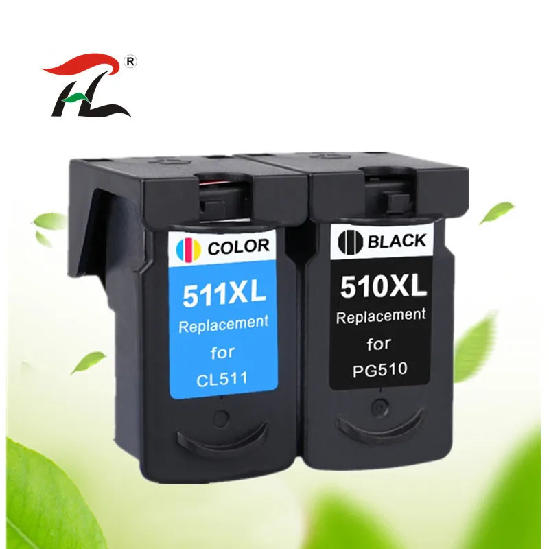 Совместимость PG510 PG-510 CL511 чернильный картридж для Canon PG 510 510XL для MP280 MP480 MP490 MP240 MP250 MP260 MP270 IP2700 - Цвет: 1Black 1Color