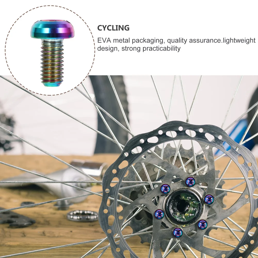 

1 Box of 12Pcs Disc Rotor Bolt Brake Disc Torx Fixing Screws Bike Part