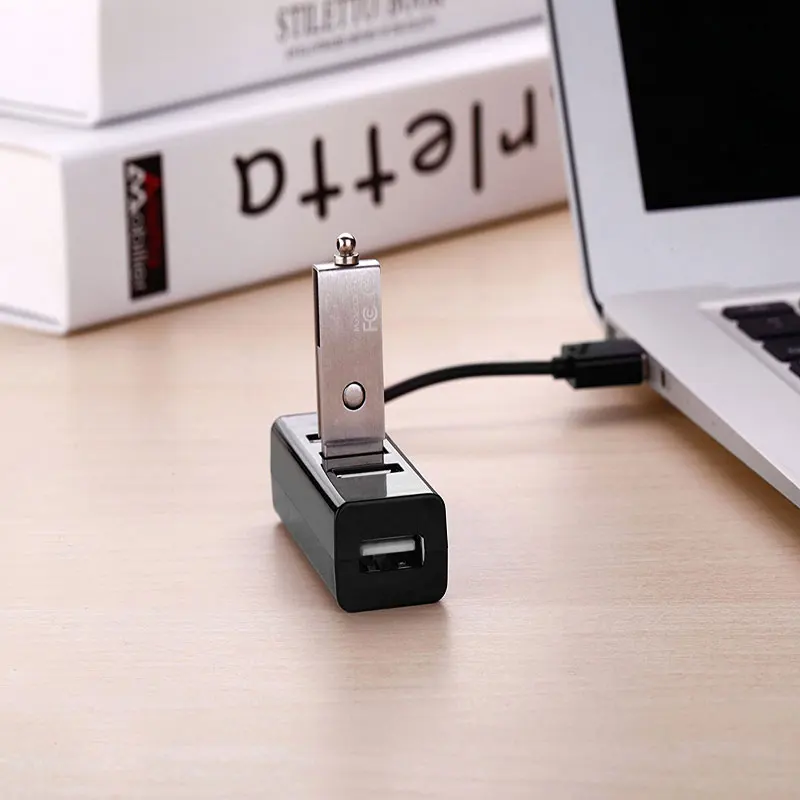 Портативный USB-разветвитель Mosible Mini usb-хаб 2 0 4 порта высокоскоростной 480 Мбит/с |