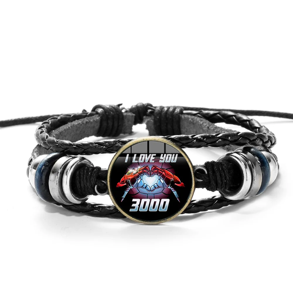 Style 12 SONGDA, модный браслет железный человек, Мстители, Тони Старк, дуга, реактор, многослойный кожаный браслет, подарок для фанатов фильма Marvel - Окраска металла: Style 12