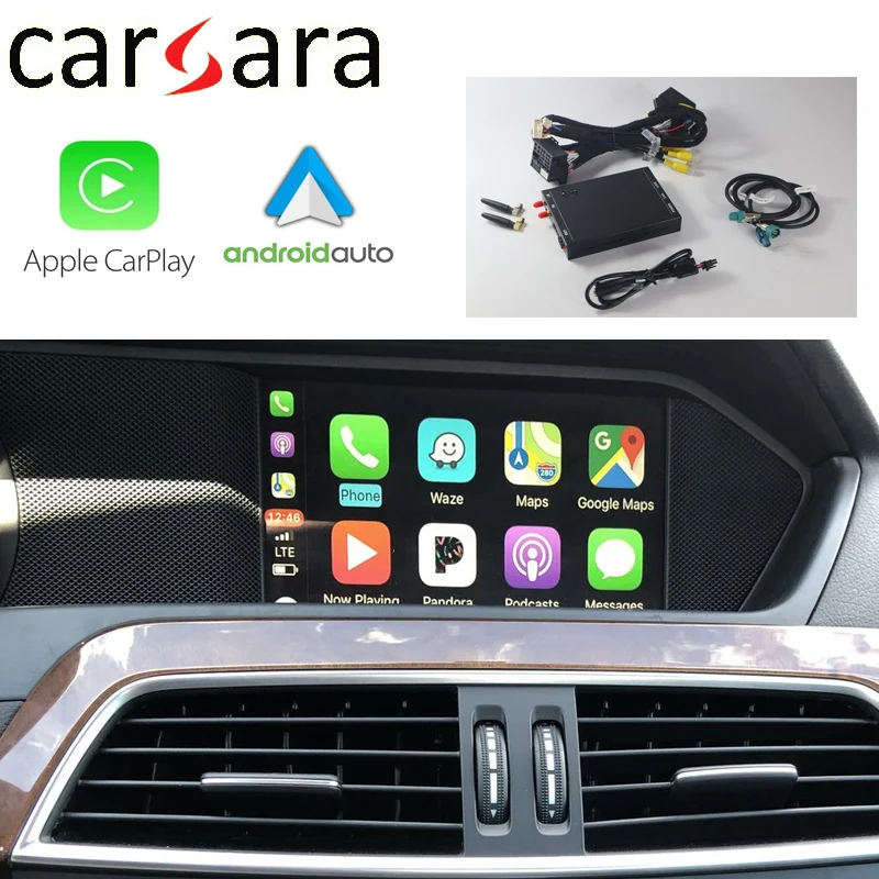 Беспроводной CarPlay Android Auto W204 набор форматов NTG4.5 NTG5.0 W447 GLC V X W205 W212 GLA CLA A W218 CLS E Coupe