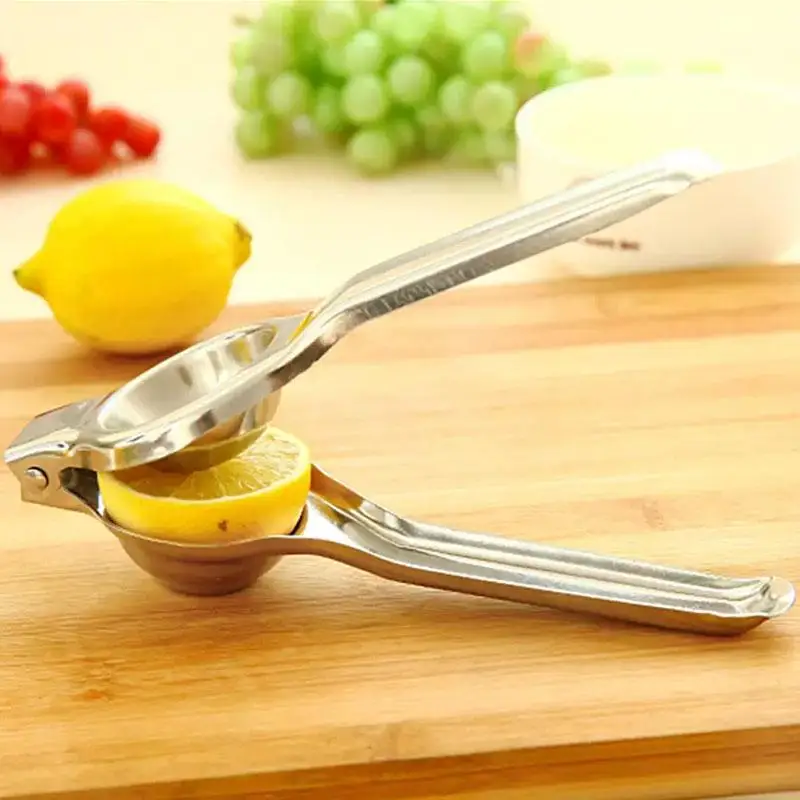 

2021 New 1PC Steel Lemon Squeezer Golden Manual Fruit Household Juicer Clip Press With Kitchen Utensils Hand Orange K3N6