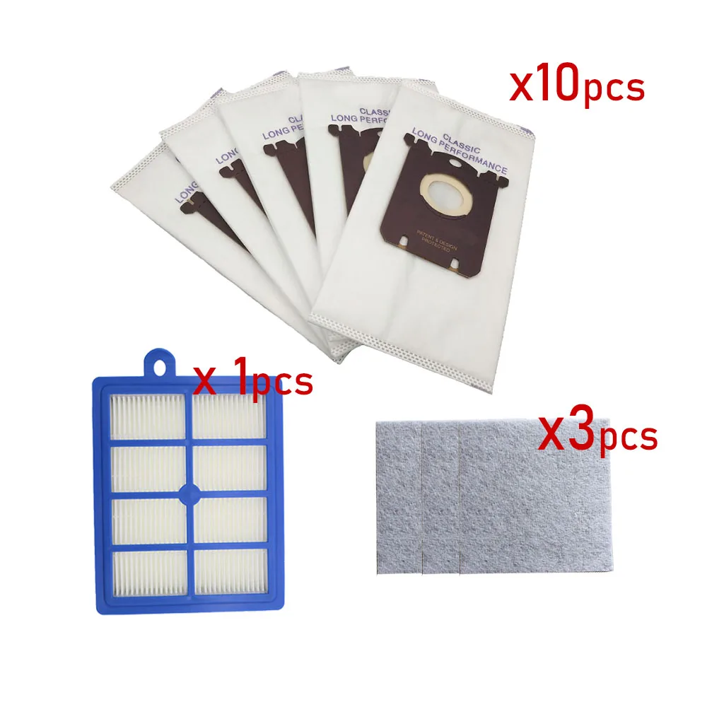 

Replacement Hepa Filter Dust Bags for Electrolux Vacuum Cleaner Filter Electrolux Hepa and S-BAG for Philips Bags Aeg