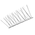 Отпугиватель птиц из нержавеющей стали шипы для отпугивания голубей, отпугиватель птиц, полоска с шипами из нержавеющей стали, отпугиватель птиц для голубей