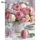 Evershine алмазная вышивка цветы розы картина стразы алмазная мозаика цветы картины бисером украшения для дома