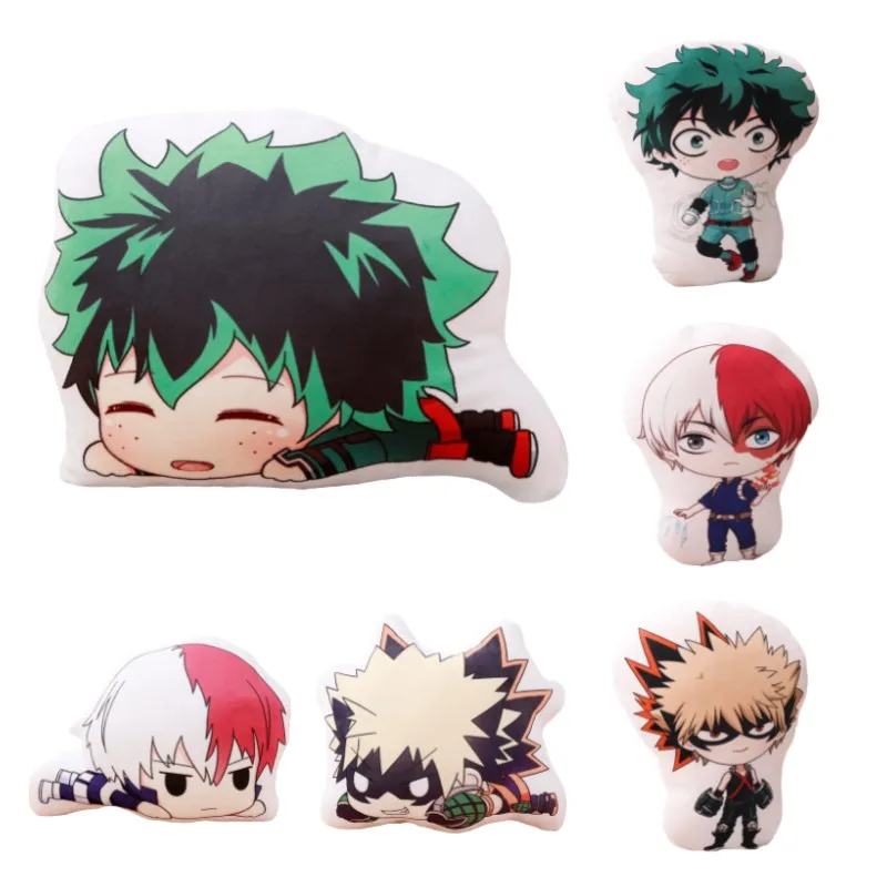 Плюшевая игрушка Моя геройская Академия 18 см Bakugou Katsuki Todoroki Shoto Midoriya Izuku Boku No Hero моя