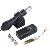 jcd hot air gun 8858 micro rework soldering station lcd digital hair dryer for soldering 220v 750w heat gun welding repair tools