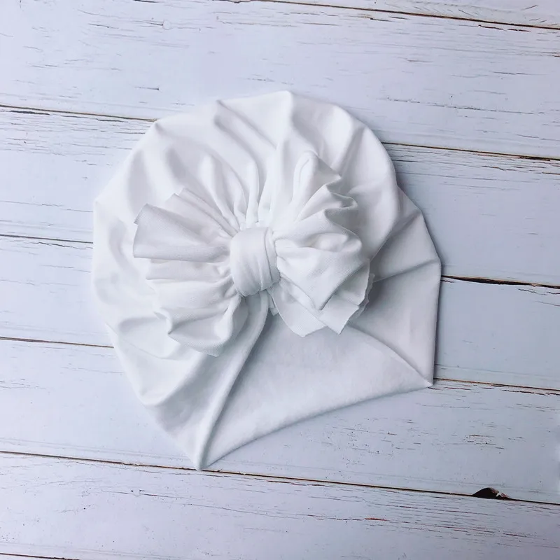 Star Stripe Tie Dye Floral print Infant New Born Baby Boy Girl Hat Toddler Kids Cotton Blends Lovely Soft Bow Knot Turban Caps | Детская