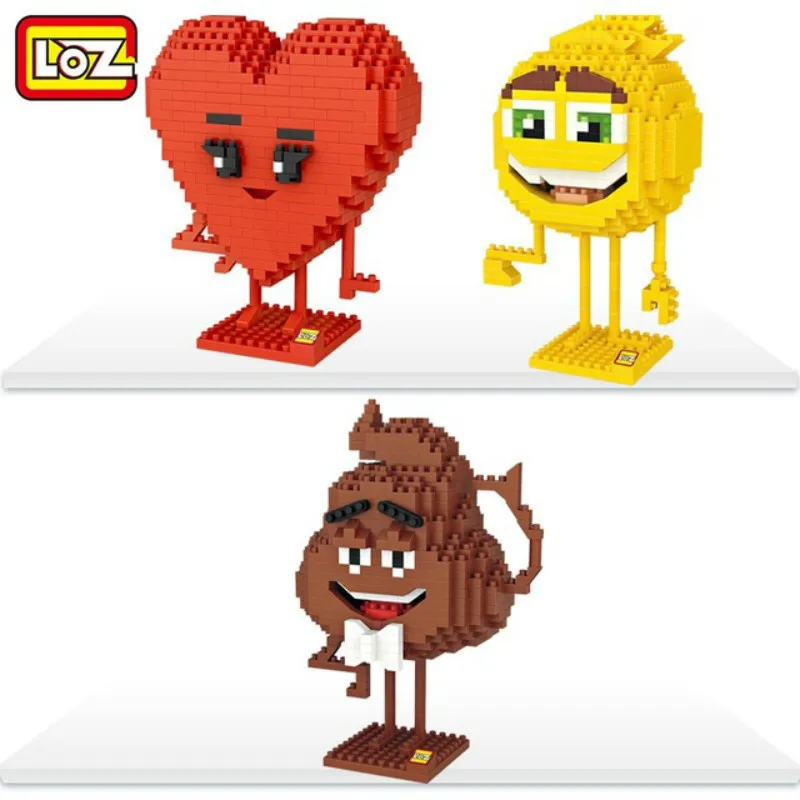 LOZ алмазные блоки выражение табурета аниме мультфильм розыгрыши подарок для